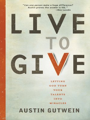 cover image of Live to Give